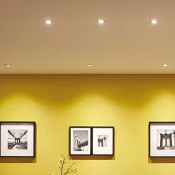 Paulmann Base inbouwspot in 10per set ijzer