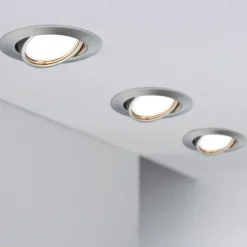 Paulmann Base LED inbouwspot per 3-step-dim ijzer