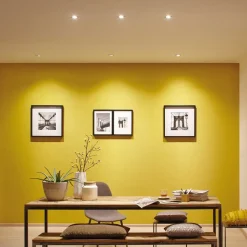 Paulmann Base LED inbouwspot set van 3, ijzer