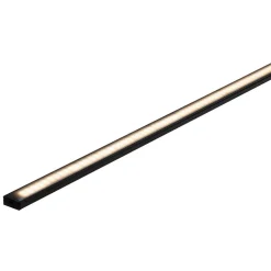 Paulmann Base profiel, zwart, zwart, 1m