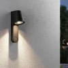 Paulmann buitenwandlamp Caissa, aluminium, sensor