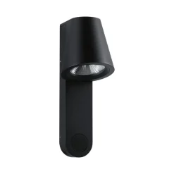 Paulmann buitenwandlamp Caissa, aluminium, sensor