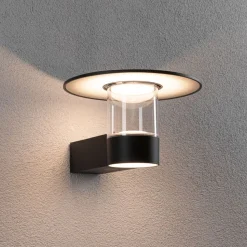 Paulmann buitenwandlamp Sienna, aluminium, sensor