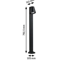 Paulmann Caissa sensor-tuinpadverlichting 3000K