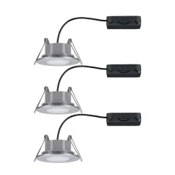 Paulmann Calla zwenkbaar dim Ø9cm 840 per 3 chroom