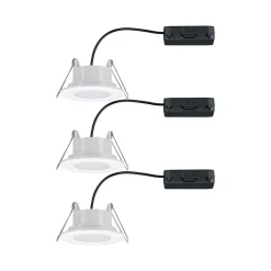 Paulmann Calla zwenkbaar on/off Ø9cm 840 per 3 wit