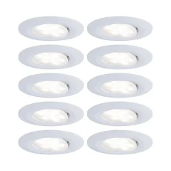 Paulmann Calla zwenkbaar on/off 9cm 840 per 10 wit