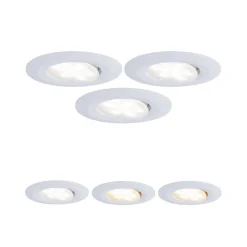 Paulmann Calla zwenkbaar on/off Ø9cm CCT wit per 3