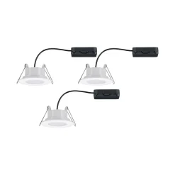 Paulmann Calla zwenkbaar on/off Ø9cm CCT wit per 3