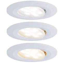 Paulmann Calla zwenkbaar on/off Ø9cm CCT wit per 3