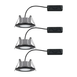 Paulmann Calla zwenkt on/off Ø9cm CCT per 3 zwart