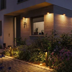 Paulmann Capea LED buitenwandlamp antraciet aluminium