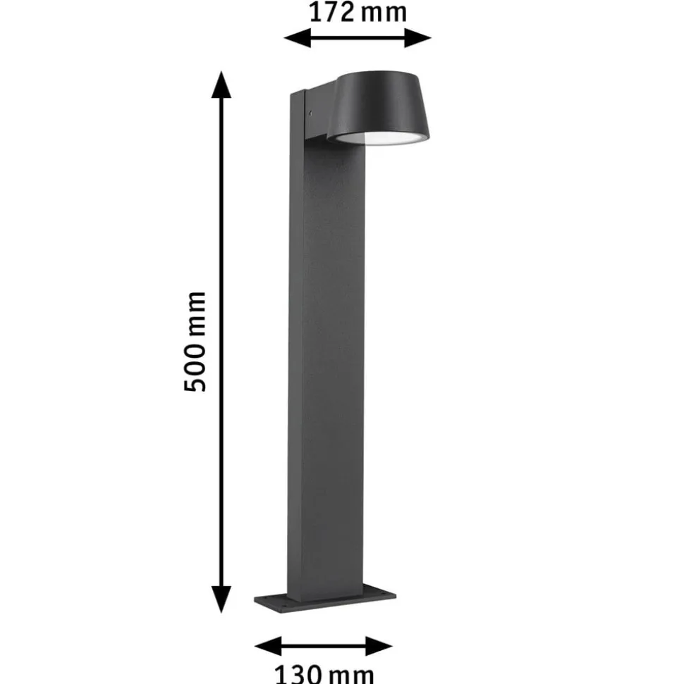 Paulmann Capea LED tuinpadverlichting antraciet aluminium