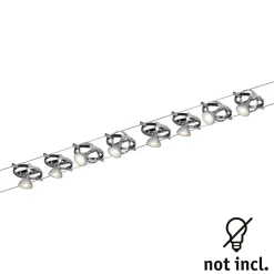 Paulmann Cardan kabelsysteem 8l. chroom mat/chroom