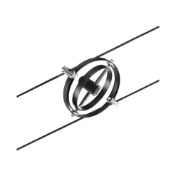 Paulmann Cardan kabelsysteem 8-lamps, zwart m.