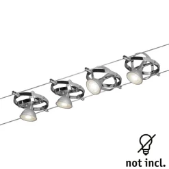 Paulmann Cardan kabelsysteem 4l. chroom mat/chroom