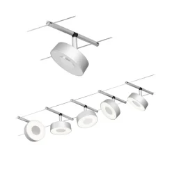Paulmann Circle LED kabelsysteem 5-lamps chroom