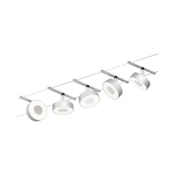 Paulmann Circle LED kabelsysteem 5-lamps chroom