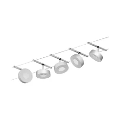 Paulmann Circle LED kabelsysteem 5-lamps chroom