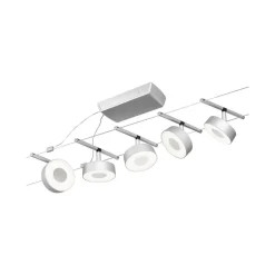 Paulmann Circle LED kabelsysteem 5-lamps chroom