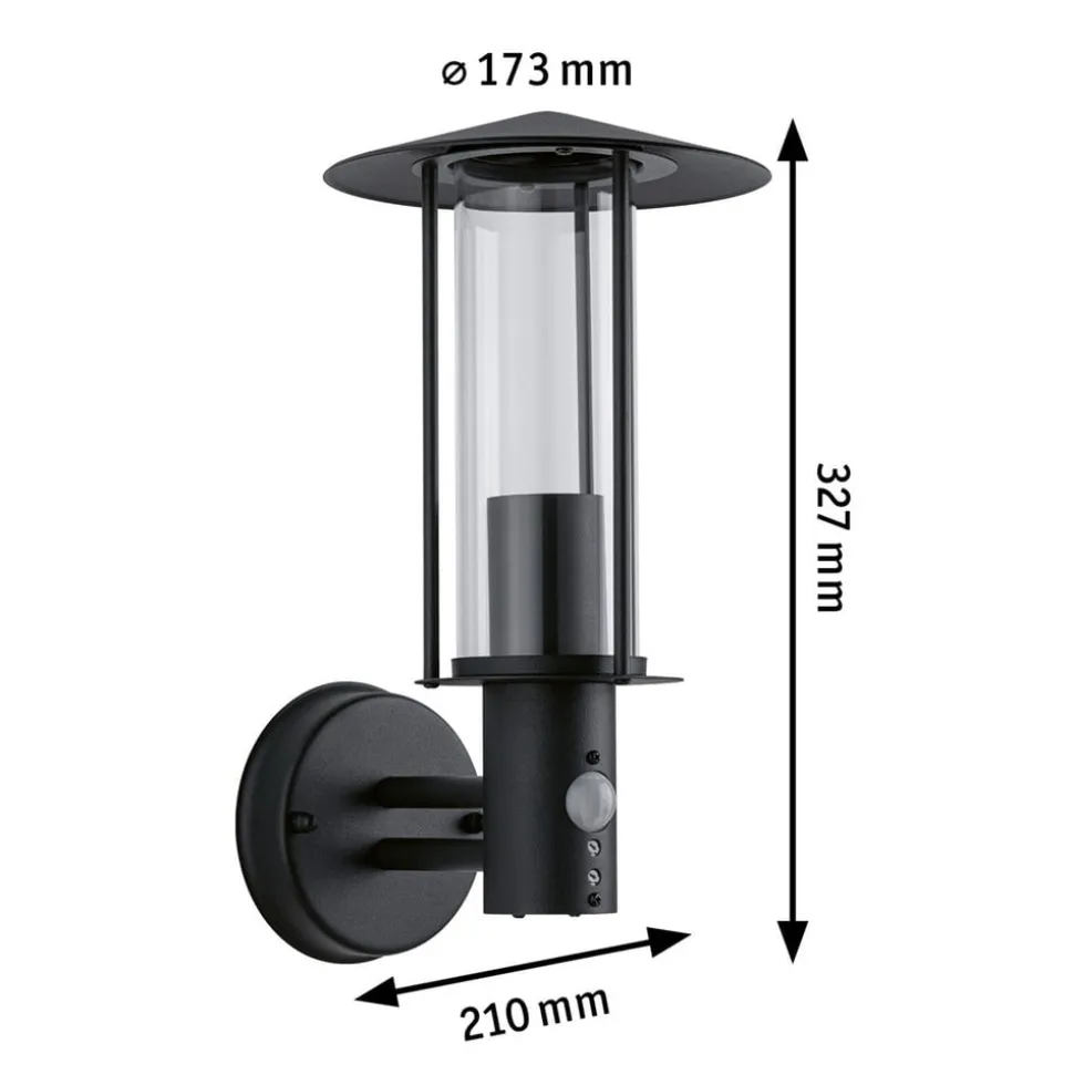 Paulmann Classic buitenwandlamp met sensor