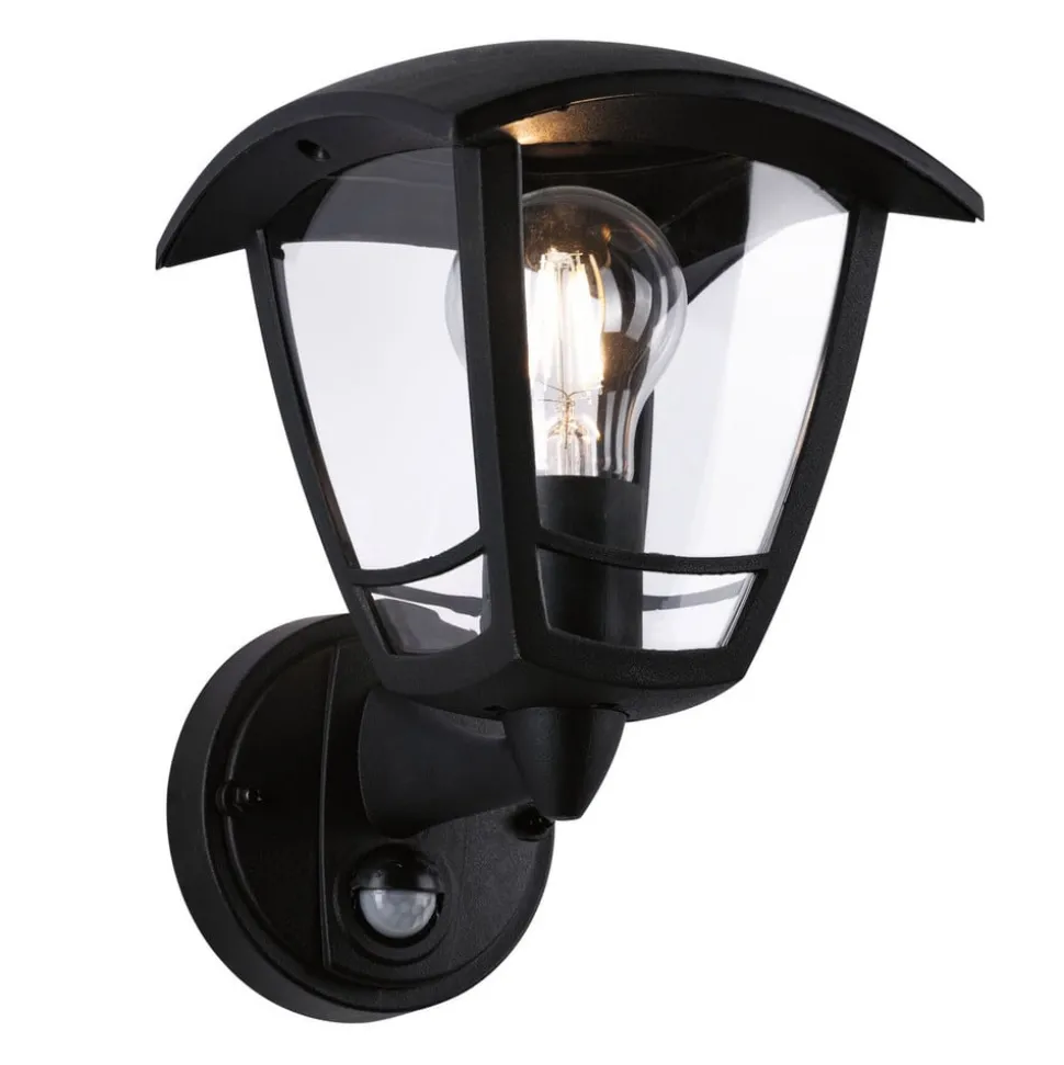 Paulmann Classic gebogen buitenwandlamp met sensor