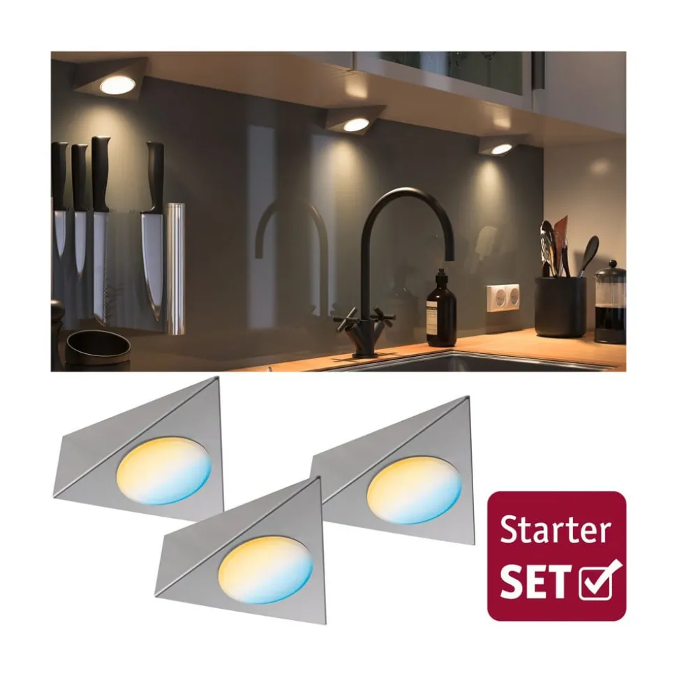 Paulmann Clever Connect Trigo meubellamp 3 per set