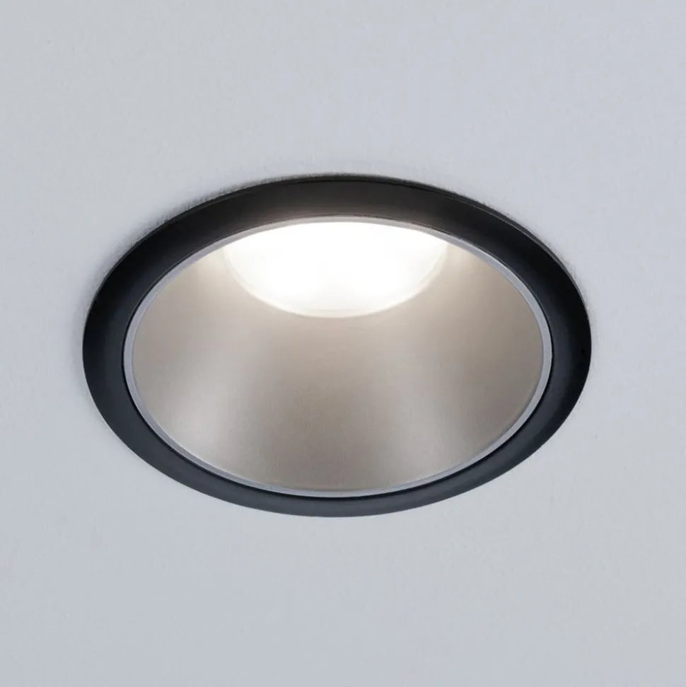 Paulmann Cole LED Spotlight zilver-zwart 3per set