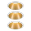 Paulmann Cole LED Spotlight, goud-wit, 3per set