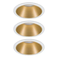 Paulmann Cole LED Spotlight, goud-wit, 3per set