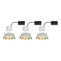 Paulmann Cole LED Spotlight, goud-wit, 3per set