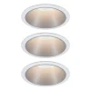 Paulmann Cole LED Spotlight zilver-wit 3per set