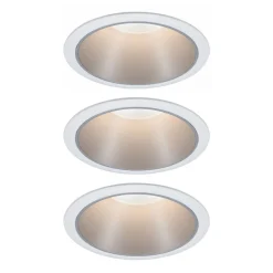 Paulmann Cole LED Spotlight zilver-wit 3per set