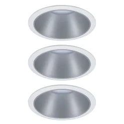 Paulmann Cole LED Spotlight zilver-wit 3per set