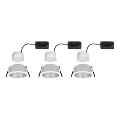 Paulmann Cole LED Spotlight zilver-wit 3per set
