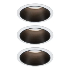 Paulmann Cole LED Spotlight, zwart-wit, 3per set