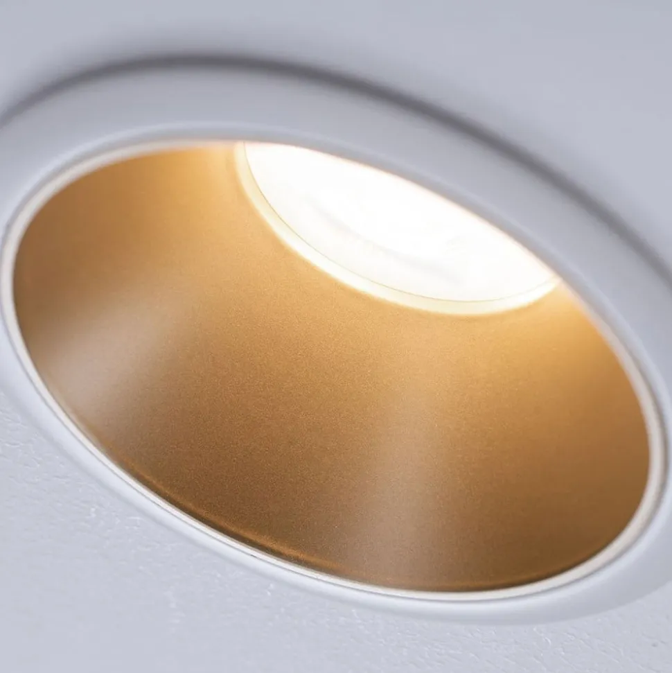 Paulmann Cole spotlight GU10, wit/goud