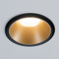 Paulmann Cole spotlight GU10, zwart/goud