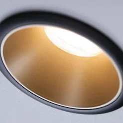 Paulmann Cole spotlight GU10, zwart/goud