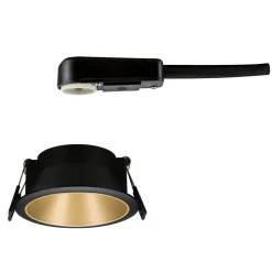 Paulmann Cole spotlight GU10, zwart/goud