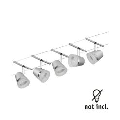 Paulmann Cone kabelsysteem basisset 5l. chroom mat