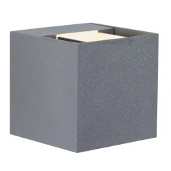 Paulmann Cybo LED buitenwandlamp, 2.700 K, 8 x 8 cm, grijs