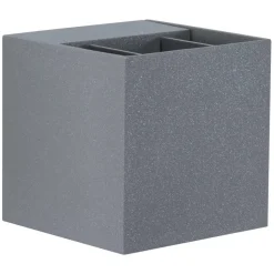 Paulmann Cybo LED buitenwandlamp, 2.700 K, 8 x 8 cm, grijs