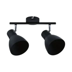 Paulmann Davy plafondlamp, zwart, 2-lamps