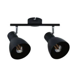 Paulmann Davy plafondlamp, zwart, 2-lamps