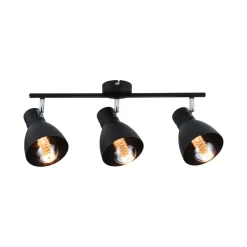 Paulmann Davy plafondlamp, zwart, 3-lamps