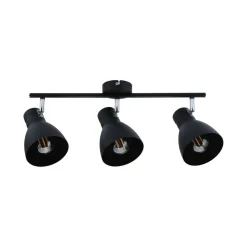 Paulmann Davy plafondlamp, zwart, 3-lamps