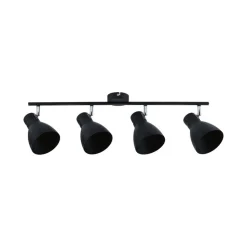 Paulmann Davy plafondlamp, zwart, 4-lamps