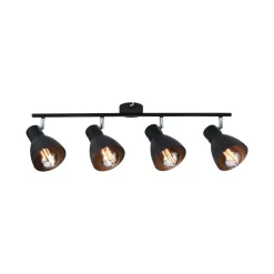 Paulmann Davy plafondlamp, zwart, 4-lamps