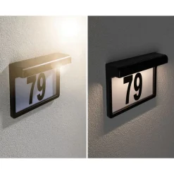 Paulmann Dayton LED solar-huisnummer lamp